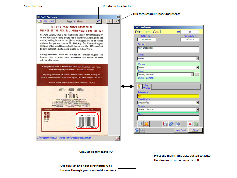 Click to view ScanPoint - Archive Management Software 4.00.xx screenshot